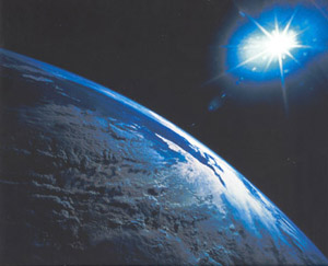 Environnement; photo de la terre depuis l’espace