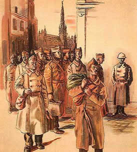 Viol; soldats  qui occupent une ville