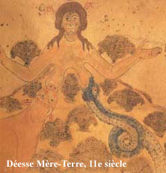 Dieu; Ancien dessin de la Mère-Terre