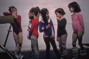Développement de la sexualité: cours de ballet pour petites filles