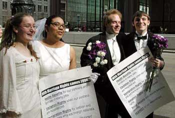 Le mariage entre homos : des couples heureux