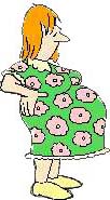 Grossesse & naissance; dessin de b-d d’une femme enceinte qui ‘en a marre’